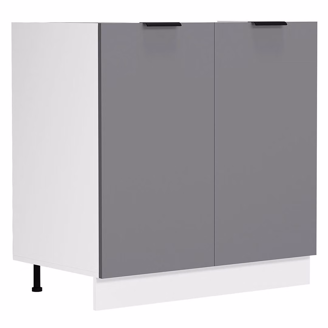 Lavatoio | Dimensioni ca. H. 82 x W. 80 x. T. 46 cm | Armadio a due ante | Mobili da cucina – Fasola