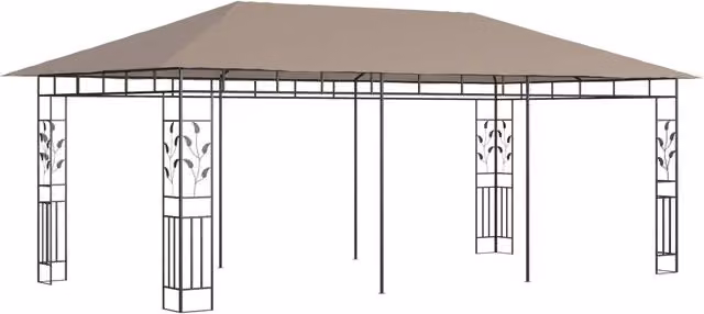 Gazebo con Zanzariera 6x3x2,73 m Talpa 180 g/m² 312253