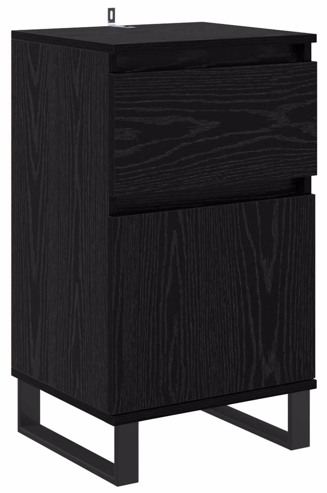 Credenza Rovere nero 35 x 40 x 70 cm Legno multistrato