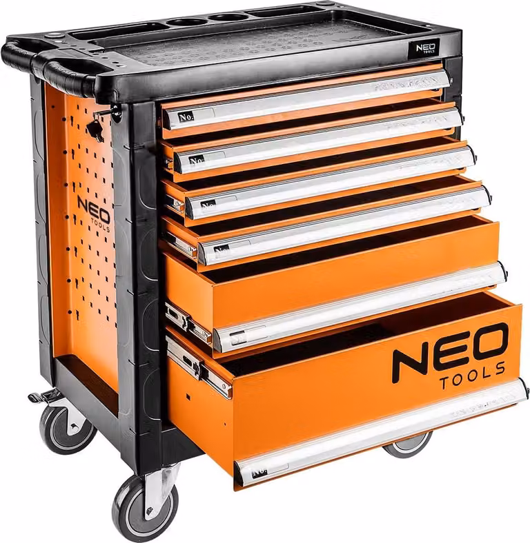Carrello portautensili Neo 6 cassetti Serratura centrale