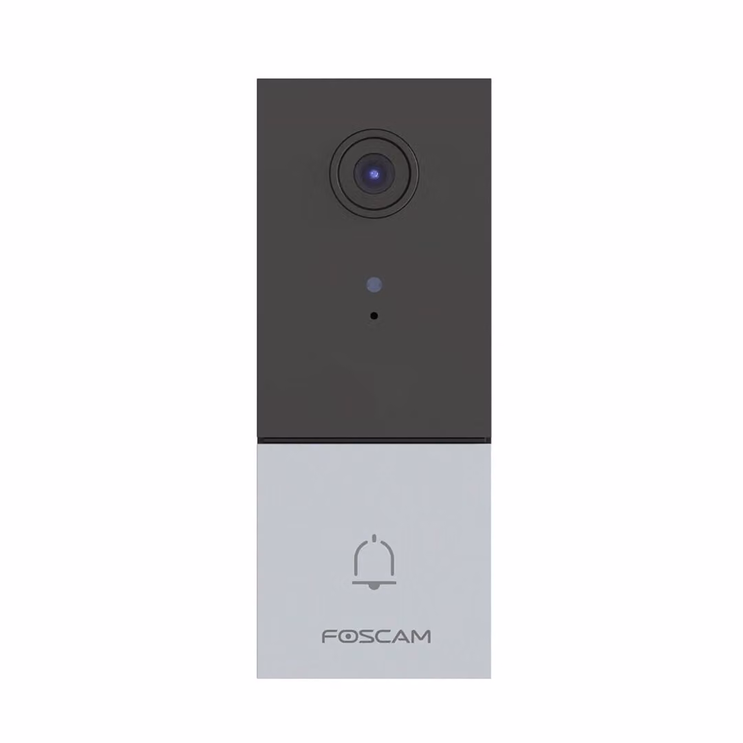 Foscam VD1 video intercom system 4 MP Black, Silver