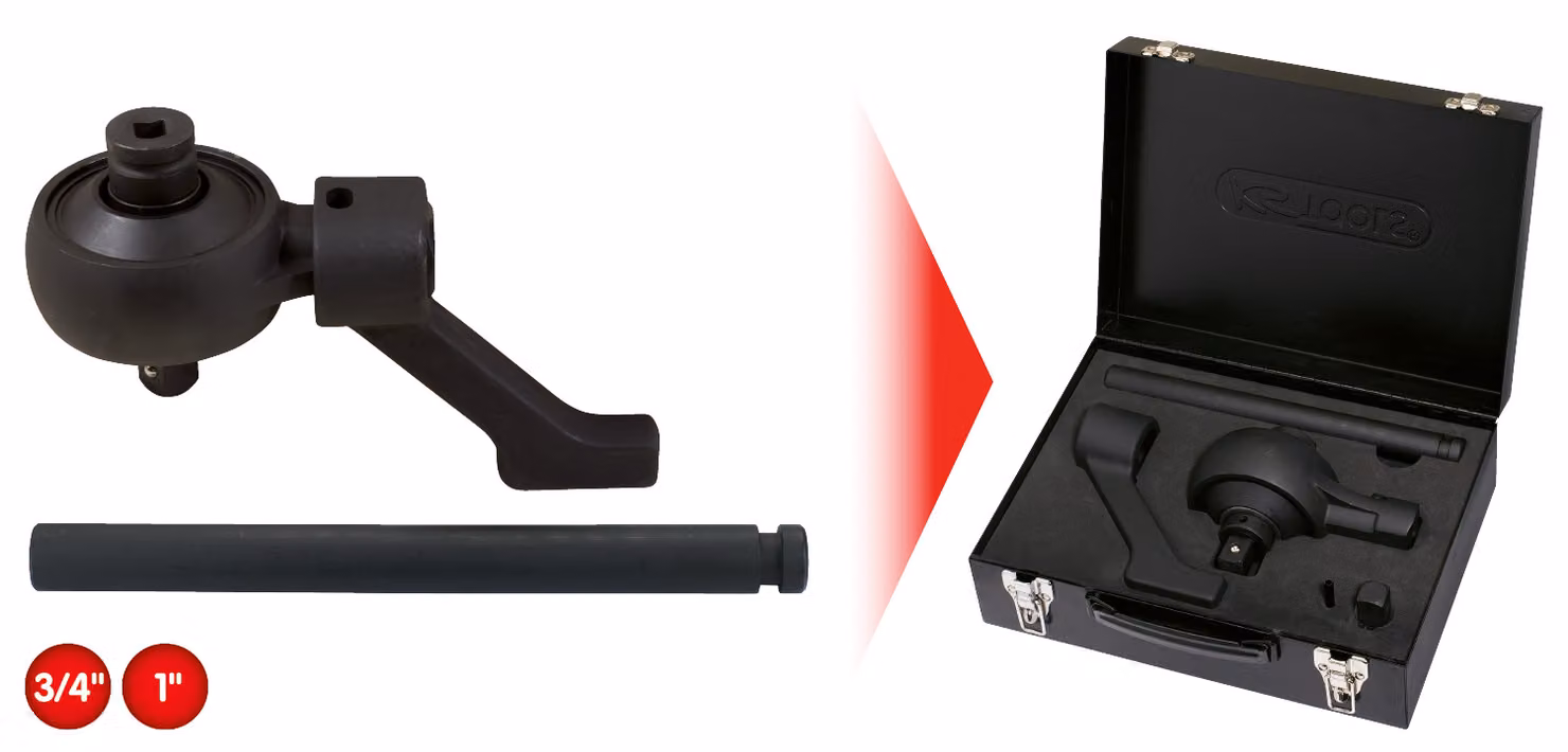 KS TOOLS Moltiplicatore di coppia universale da 3/4" 2.700 Nm - 516.3705