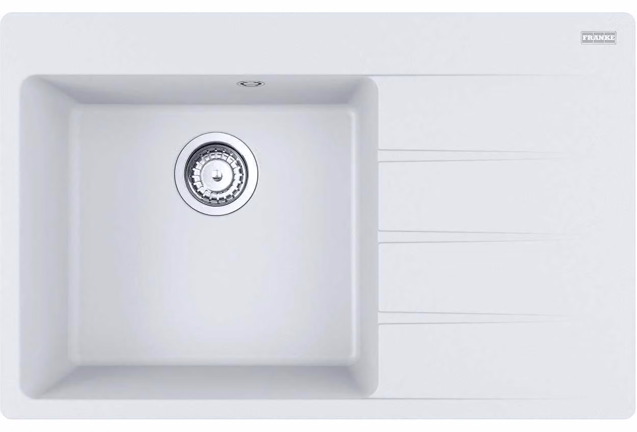 Franke Maris Centro vestavný dřez Fragranit dřez CNG 611-78 A Ledovcový knoflík nerez od 50 cm 114.0685.103