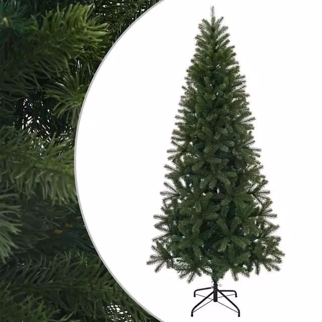 Albero di Natale artificiale verde DESIGN IN in PVC, PE e acciaio, Altezza: 240 cm