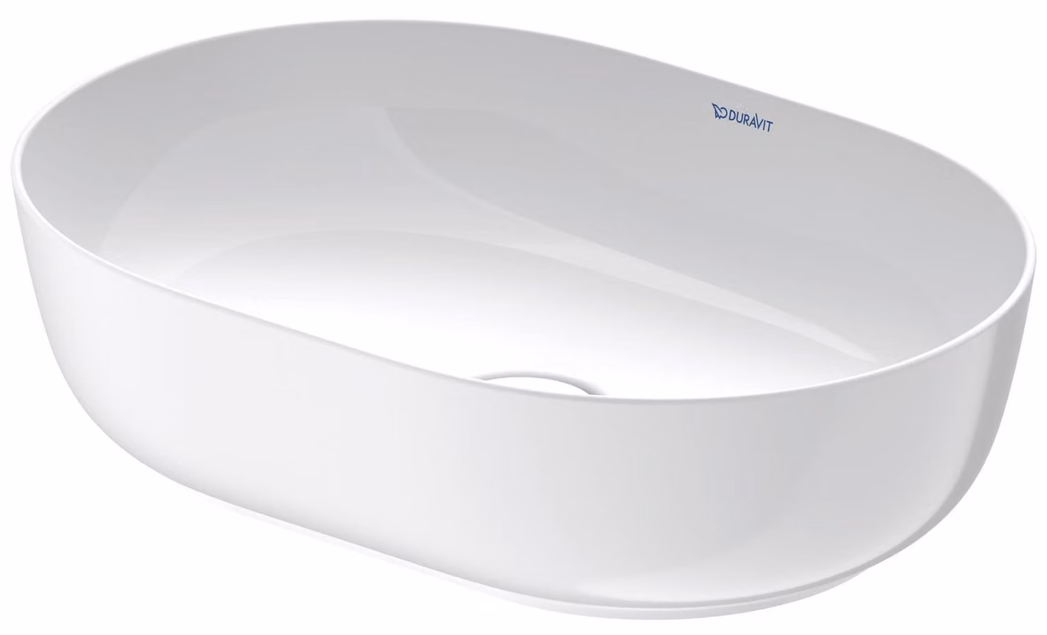 Duravit Luv vasque à poser 50x35cm, sans trop-plein, sans percement pour robinetterie, meulé, 0379500000, 0379500000