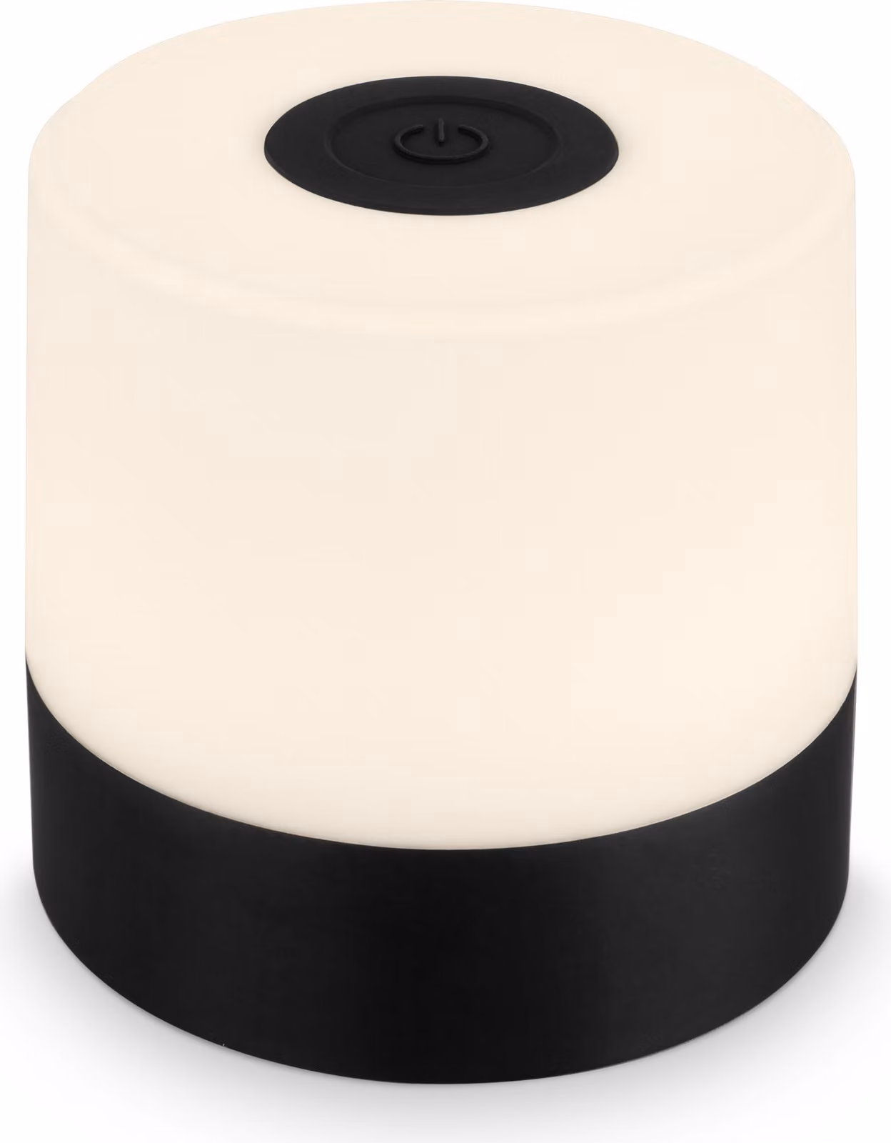 BRILONER - Mini lampada da tavolo LED ricaricabile IP44, dimmerabile a passi, touch, luce mobile, lampada da tavolo LED per esterni, altezza 7 cm, nero
