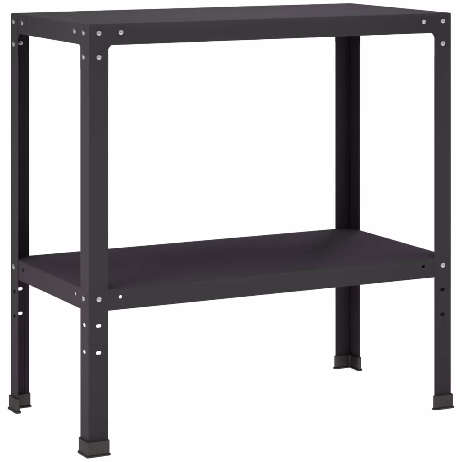Tavolo da coltivazione, dimensioni 60 x 40 x 80 cm, acciaio verniciato a polvere, colore nero