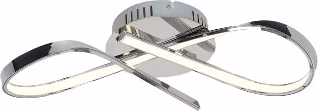 Plafoniera LED Rabalux Aniela 20W in metallo cromato, luce 4000K, Ø 45 cm
