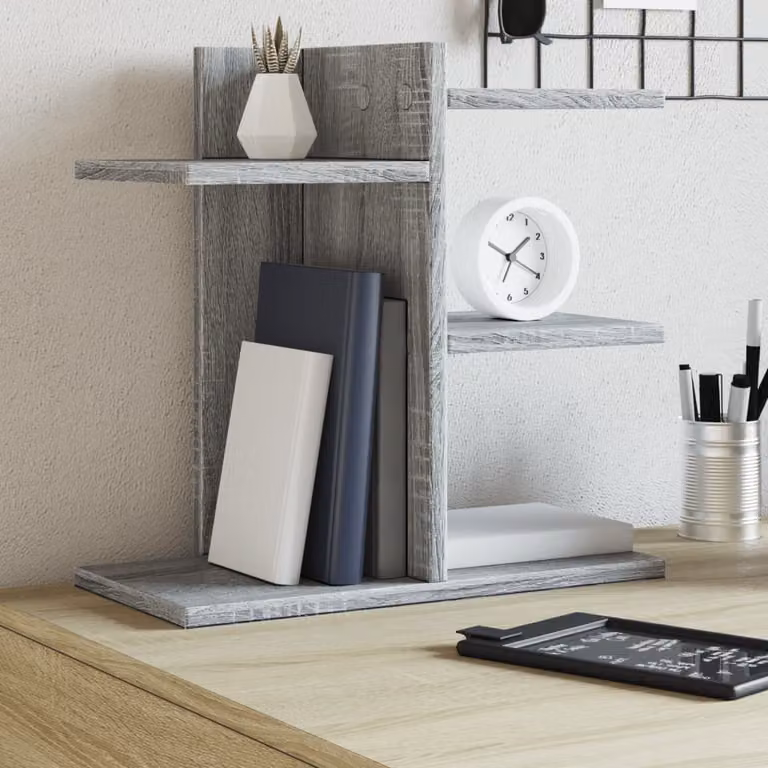 Maison Exclusive - Organizer da scrivania Grigio Sonoma 42x21,5x42 cm Materiale ligneo