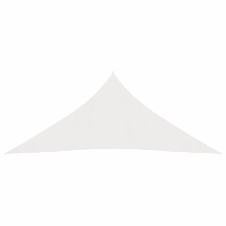 The Living Store Tenda da sole 160 g/m² Bianca 3x4x4 m HDPE