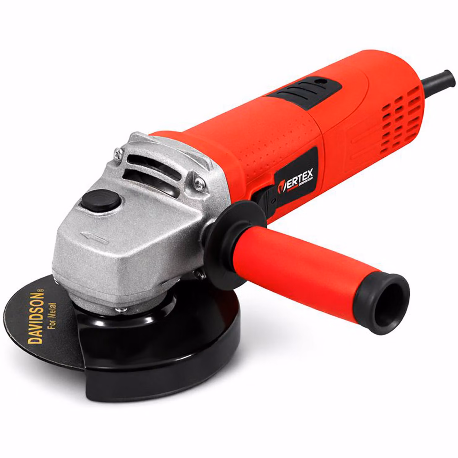Smerigliatrice angolare VERTEX con regolazione della velocità, 900 W, disco da 125 mm, potente troncatrice, rossa
