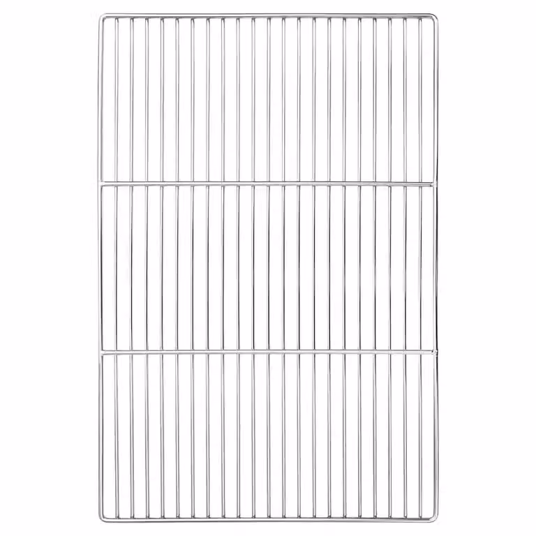 Griglia vidaXL in acciaio inox color argento L: 60 cm, P: 40 cm