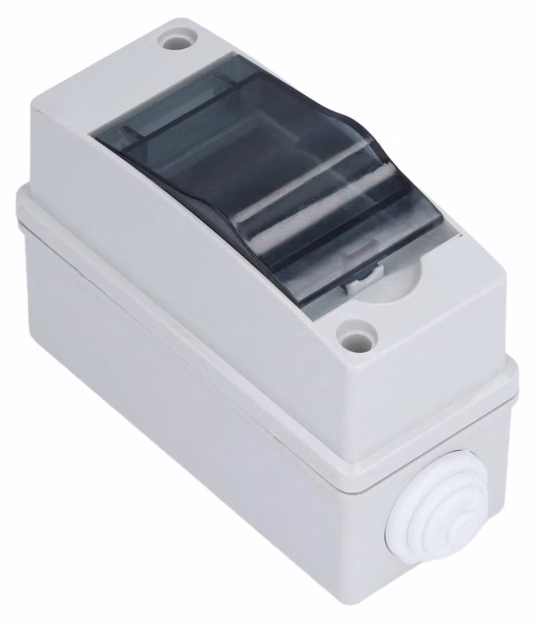 Quadro di distribuzione, 1 fila, 2 moduli, grado di protezione IP65, impermeabile, per applicazioni elettriche