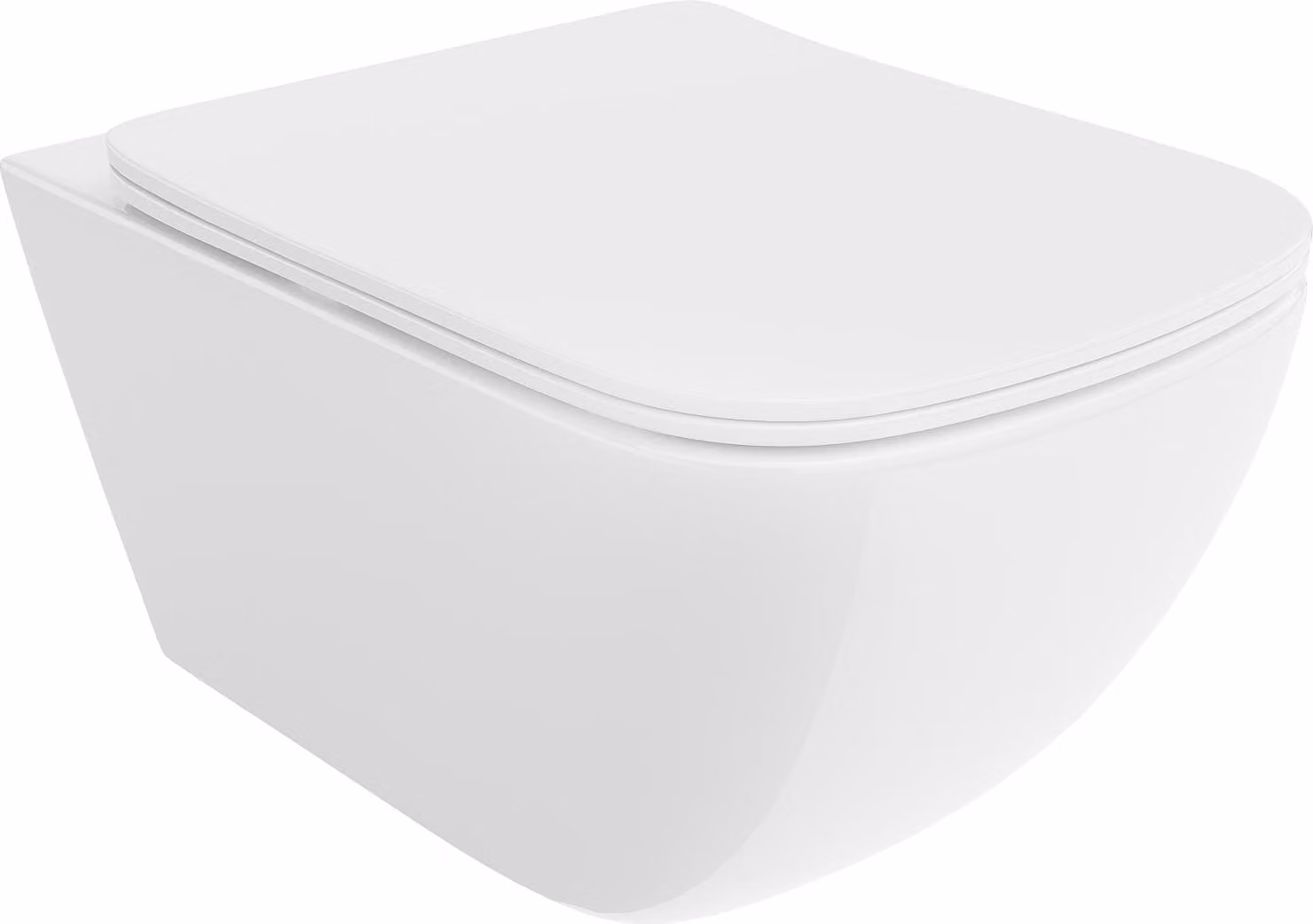 Mexen Timo wc sospeso Rimless Tornado con sedile slim a chiusura rallentata, duroplast, bianco lucido - 30650200T