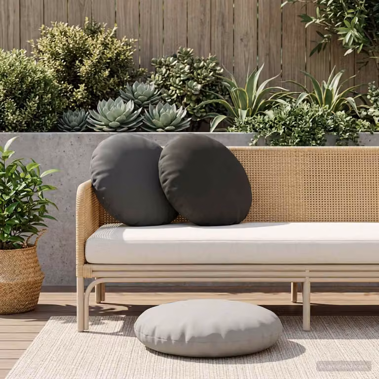 vidaXL Cuscino con cuscino HEERLEN 2 pz Grigio Poliestere