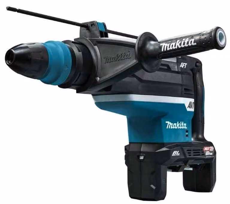 Martello perforatore combinato Makita HR006GZ, serie XGT, 2 batterie da 40V Max, tecnologia agli ioni di litio, attacco SDS-Max