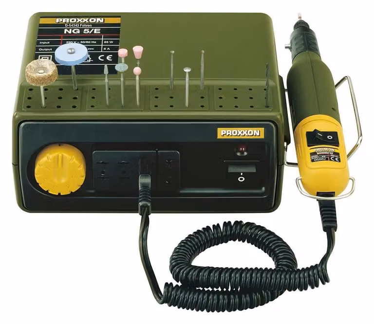 Proxxon 28704 MICROMOT Netzgerät NG 5/E mit 3 Anschlussbuchsen 12 Volt 5 Ampere
