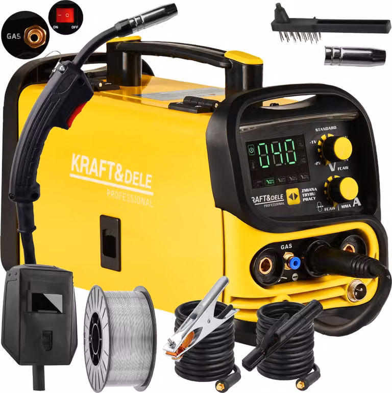 Kraft&Dele KD1882 Saldatrice MIG/MMA/TIG 3in1