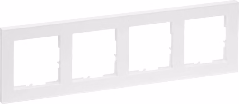 Legrand SEANO+, cornice quadrupla, bianco ultra, 1 pz.