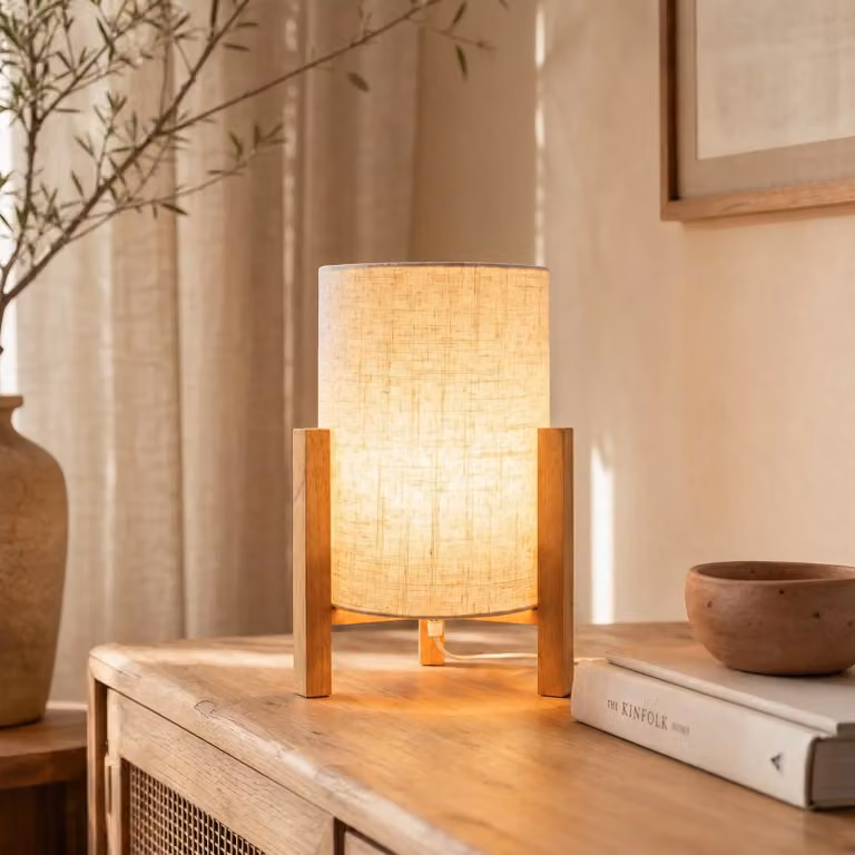 Näve Lampada da tavolo 3193, Legno chiaro, Soggiorno / Sala da pranzo, Legno, Scandinavo, Lampada da tavolo