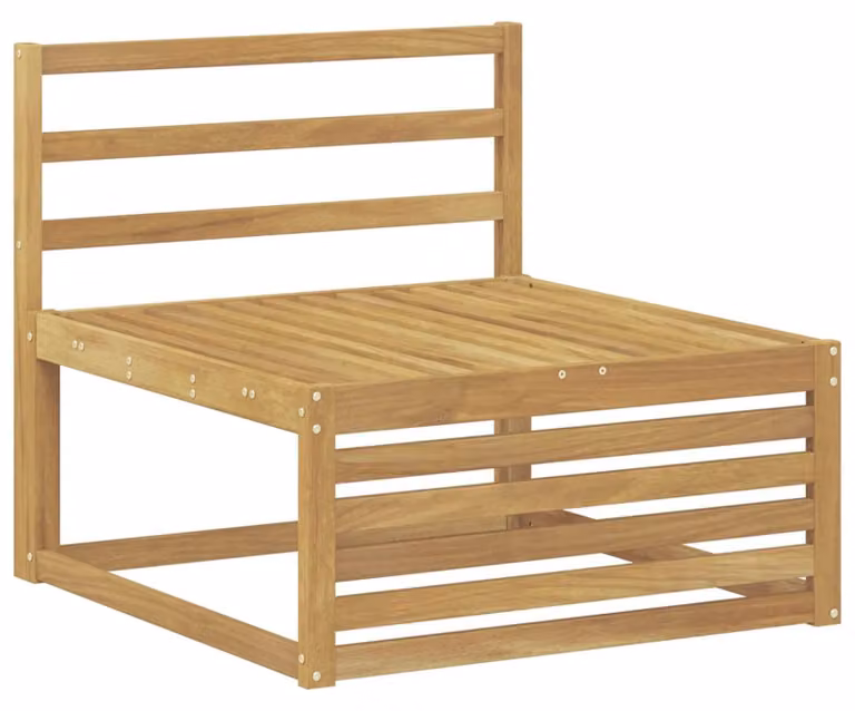 Divano da esterno in legno di acacia massello