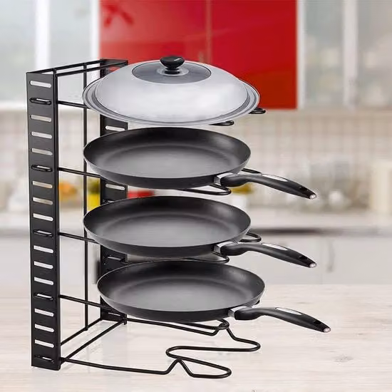 Opificio per pentole - Ricaricatore per pentole - Scaffale per cucina - Copriporta - Organizzatore per cucina