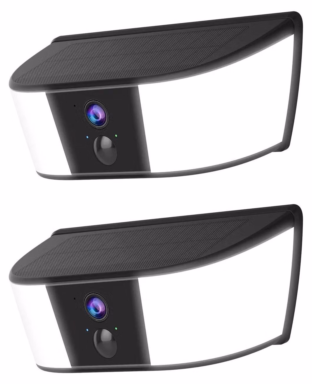 Telecamera di sicurezza, visione notturna a colori, riconoscimento delle persone, 2 telecamere
