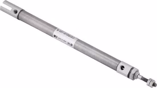 SMC Cilindro pneumatico a doppio effetto corsa 100 mm Cilindro pneumatico compatto RVS CDJ2D10-100-B - Diametro stelo 10 mm.