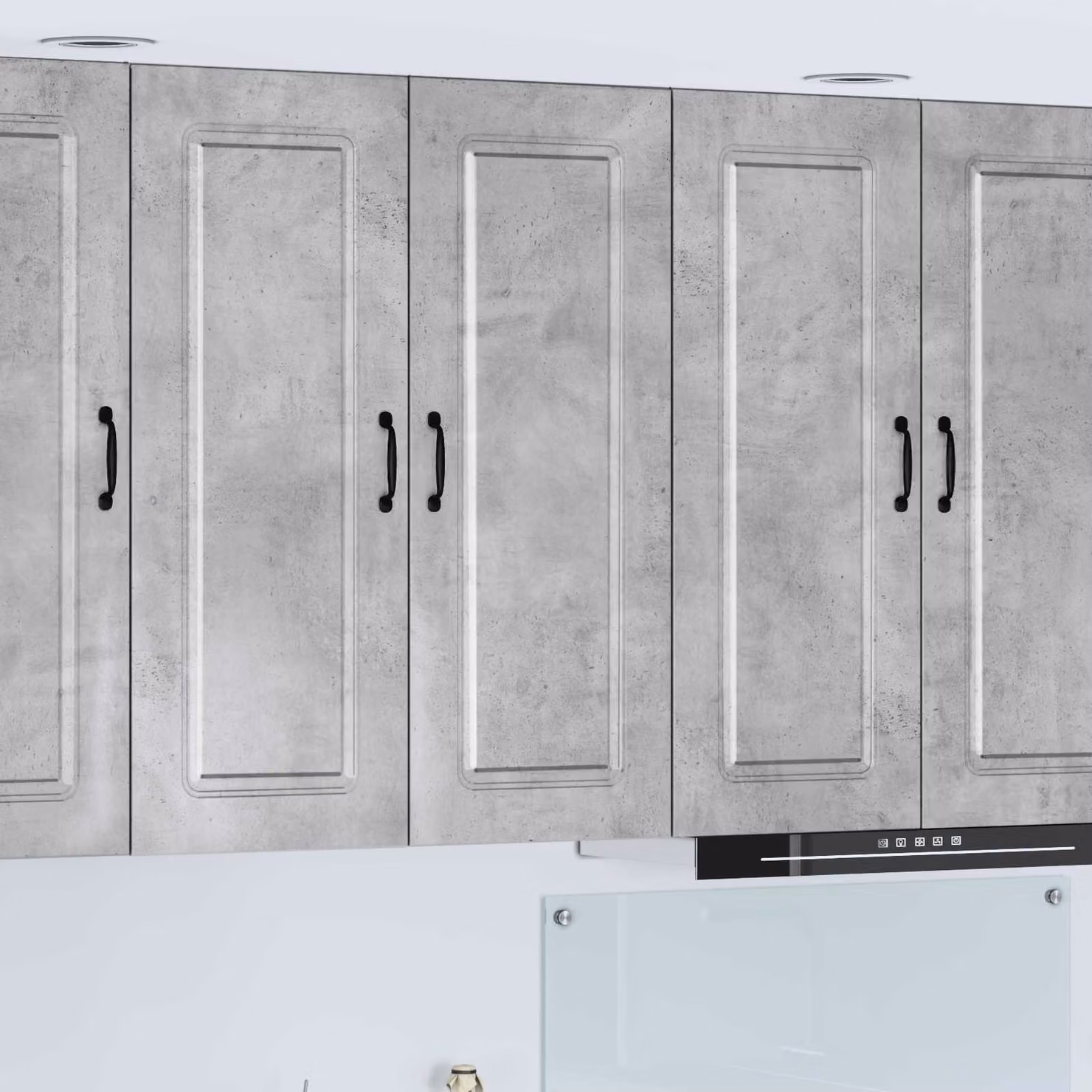 vidaXL Pannello per lavastoviglie Kalmar Grigio, L: 80 cm, P: 31 cm, H: 100 cm