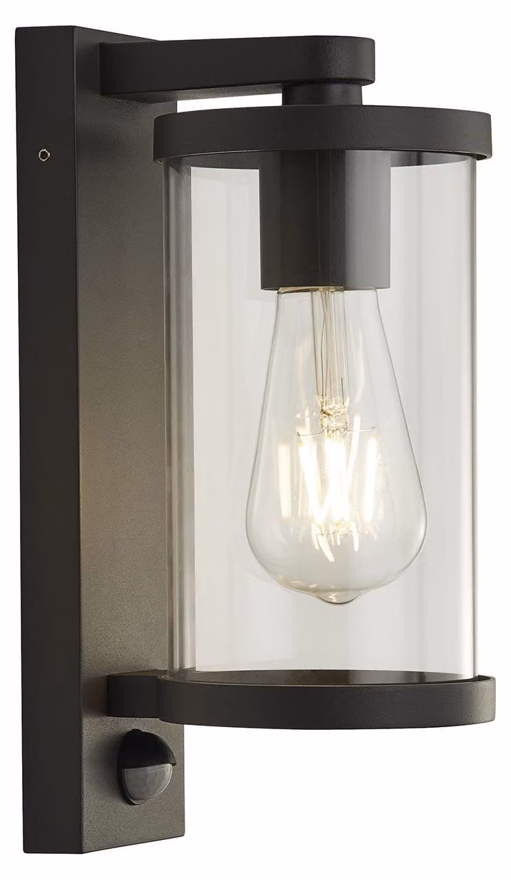 Applique Contemporanea Bakerloo Alluminio Grigio 1 Luce E27