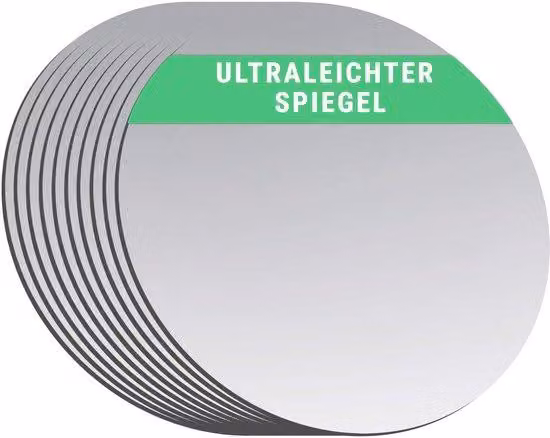Specchio rotondo in acrilico, bifacciale, 7 cm, decorazione, fai da te, cosmetici