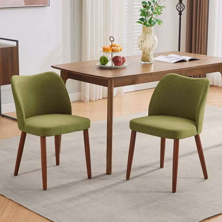 Sedie da pranzo - Sedia - Sedia imbottita - Sedia da cucina - Sedia da caffè - Set da 2 - Schienale ergonomico e robusto