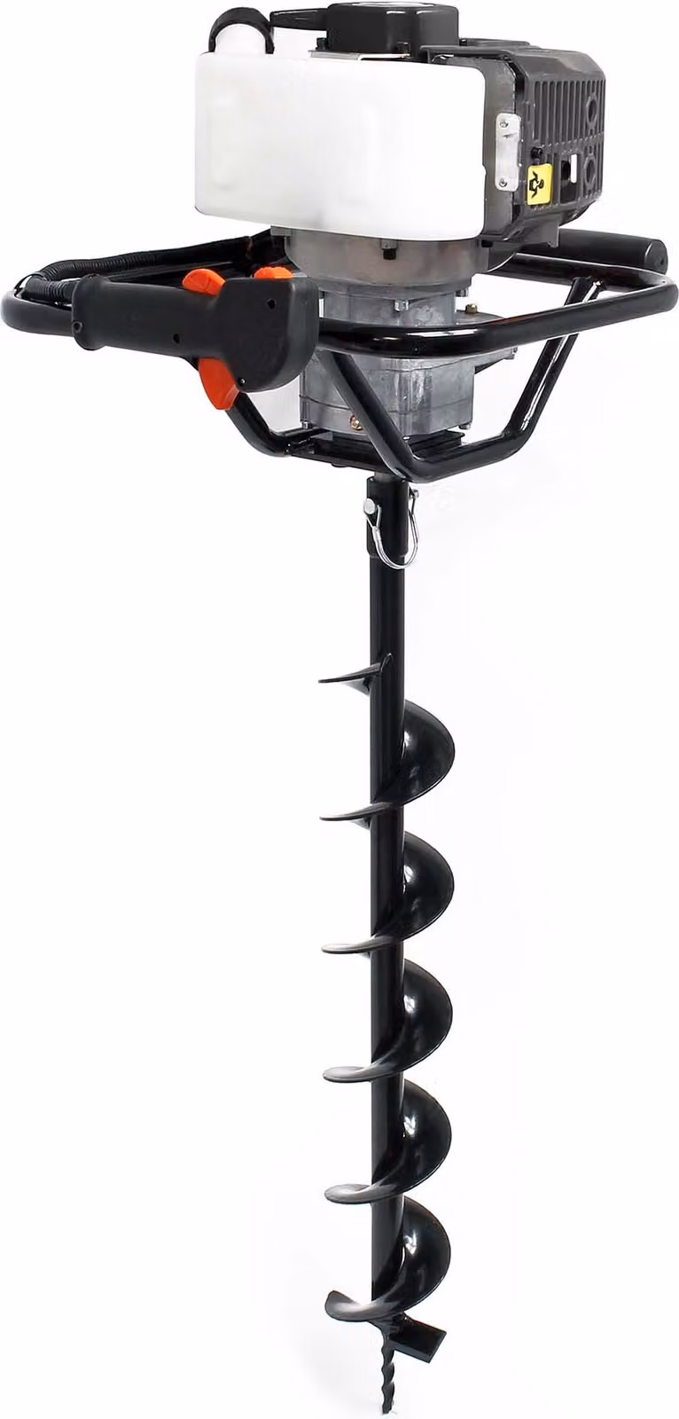 Set di coclee a benzina Wiltec con coclea da 150 mm, 1,4 kW 1,9 CV Coclea da palo 52cc Coclea da impianto