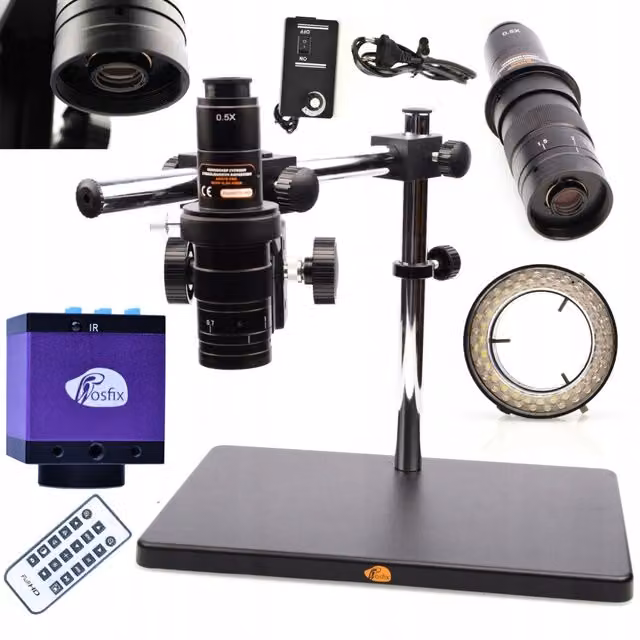 Microscopio Digitale Rosfix Black con Connessione USB