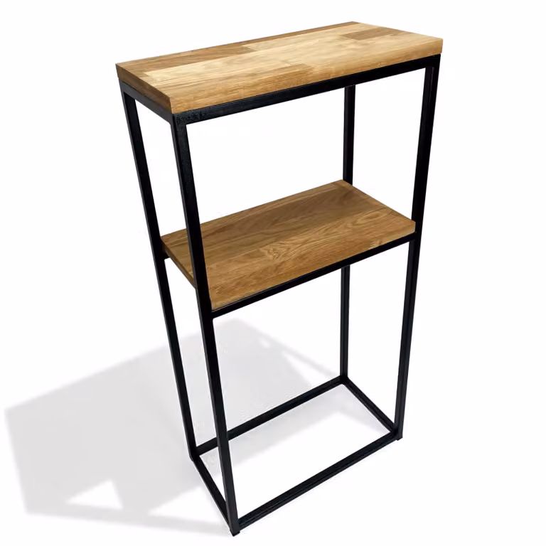 Consolle di legno 40x80x20cm doppia