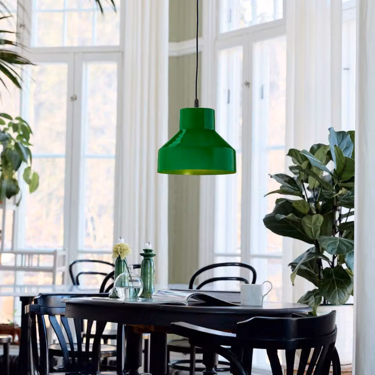 PR Home Lampada a sospensione Solo, dimmerabile, Verde, Soggiorno / Sala da pranzo, Metallo, Moderno, Lampada a sospensione