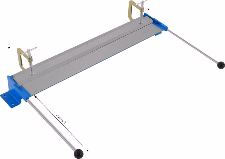 Piegatrice per lamiere, design portatile, struttura resistente, blu