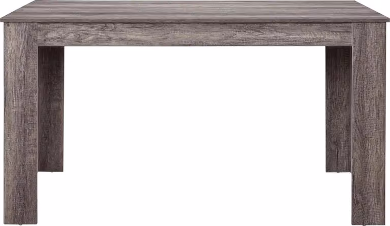 In And OutdoorMatch Tavolo da pranzo Kennedi - stile country - 140 x 90 x 77 cm - rovere scuro - design elegante