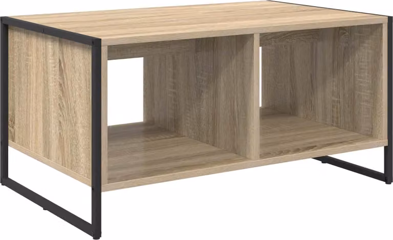 Tavolino da salotto Sonoma 80 x 50 x 40 cm Legno multistrato
