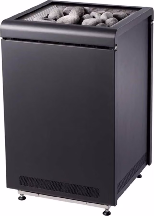 Harvia Concept R nero Riscaldatore per sauna da 12,0 kW | È necessaria un'unità di controllo separata | CR120E nero