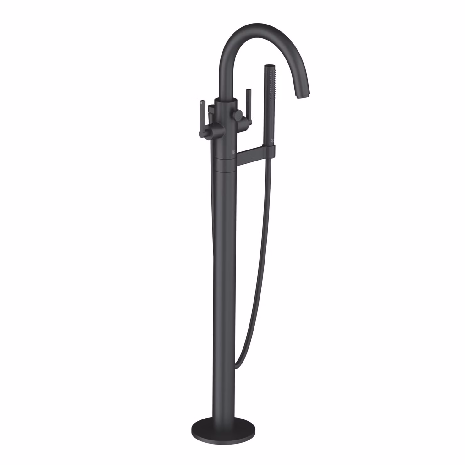 KLUDI NOVA FONTE PURISTIC Mitigeur de bain et de douche, montage sur pied pour baignoire en pose libre, 205903915, 205903915