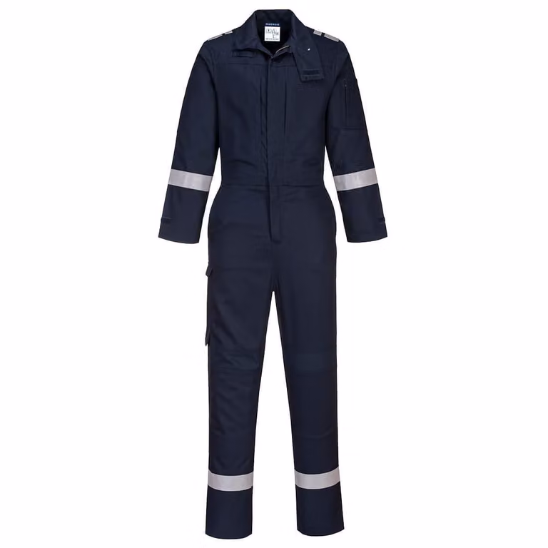 Portwest FR501 Bizflame Plus Tuta da lavoro Navy Taglia L