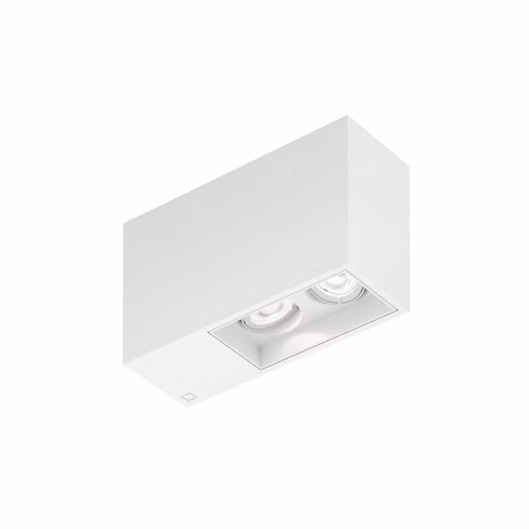 Wever & Ducré Lighting Faretto da incasso Plano petit 2.0, dimmerabile, Bianco / Opale, Corridoio, Alluminio, Moderno, Plafoniera