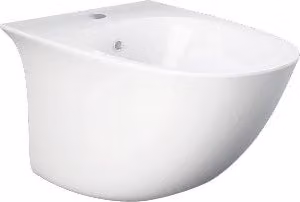 Bidet sospeso con fissaggio nascosto e rubinetto integrato