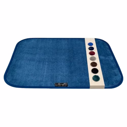 Aladino il tappeto Magico Tappeto Antiscivolo, 43x60cm, Blu Notte