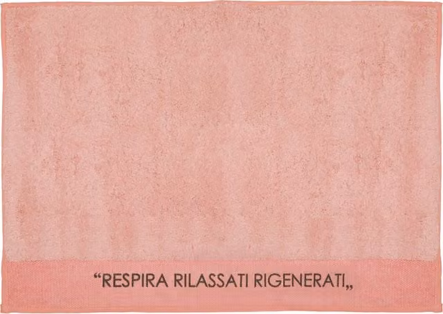 Tappeto da bagno antiscivolo KASANOVA modello Quotes color malva L: 60 cm, P: 85 cm