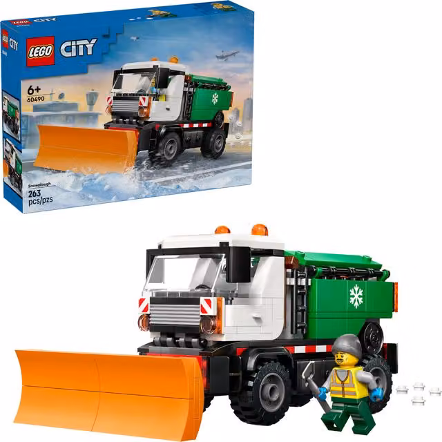 Lego City Spazzaneve Playset con Veicoli Professionali Arancione e Multicolore 263 Pezzi – 2