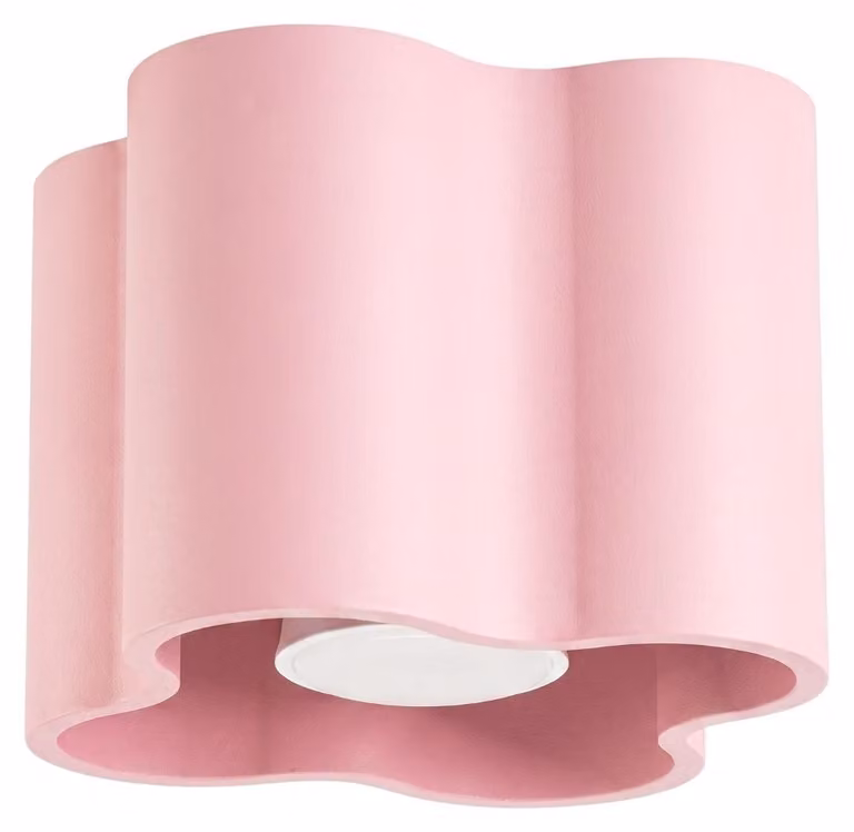 Plafoniera OVIO 1 rosa GU10 1xGU10 10W alluminio 10x12x12cm Sollux Lighting