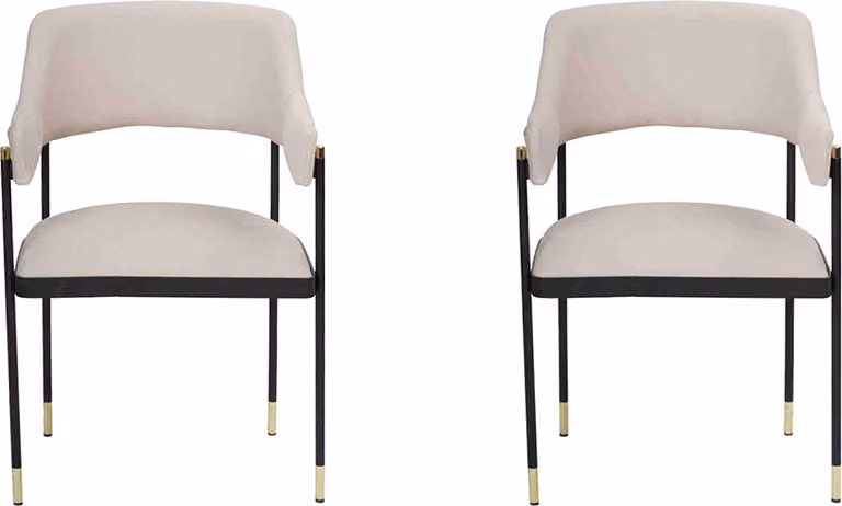 Stuhl Esszimmerstuhl 2x Stühle Weiße Küchenstuhl Lehnstuhl Luxus Modern