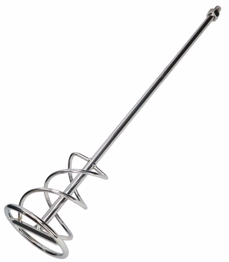 KOTARBAU® Agitatore a spirale per malta 120 mm con filettatura M14 per cemento intonaco vernici agitatore a cestello agitatore a spirale agitatore circolare agitatore di vernice agitatore a paletta agitatore di gesso